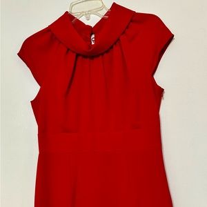 Petite Sophisticate Size 6 Red Dress